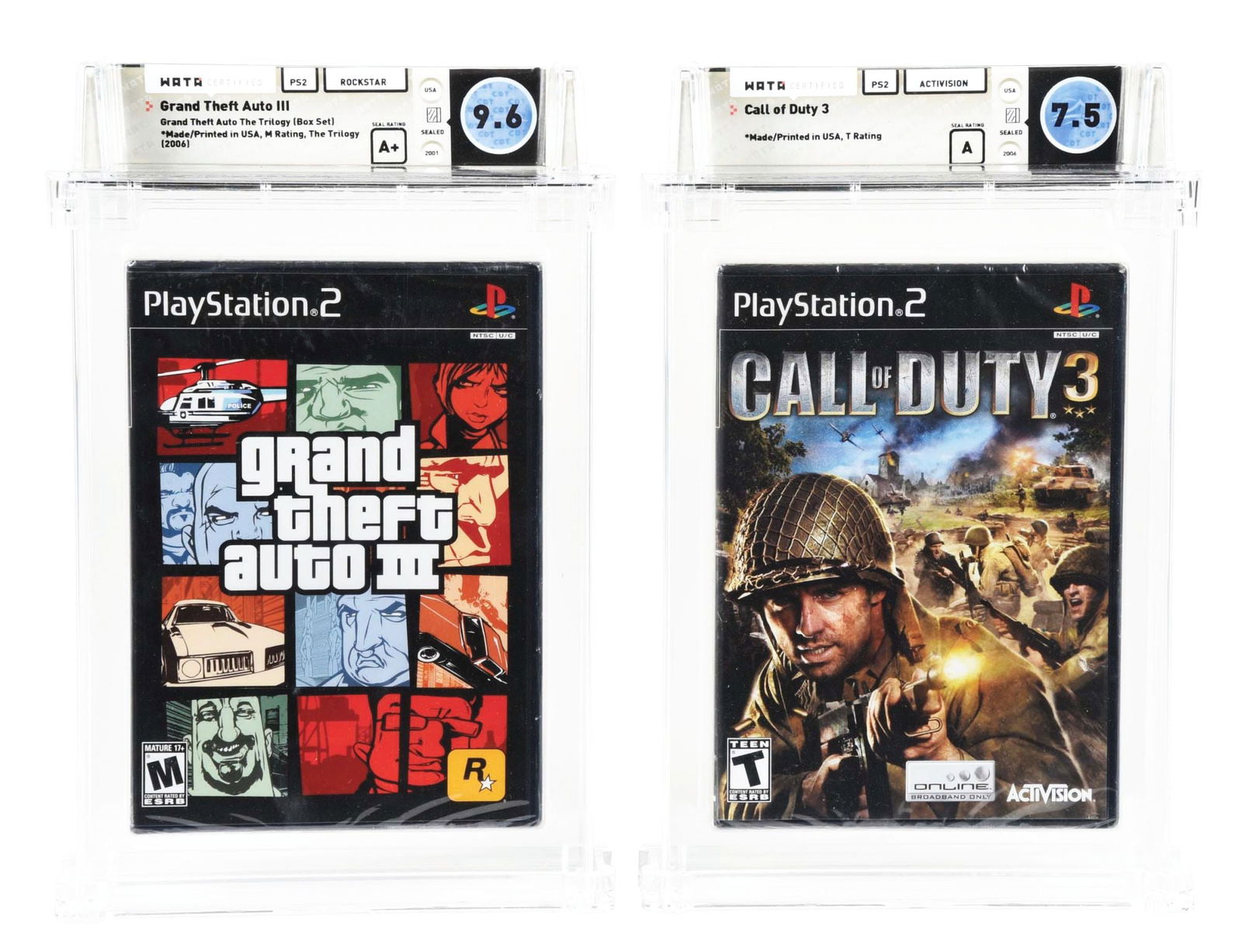 LOT OF 2: SEALED & WATA GRADED PLAYSTATION 2 GAMES (1 of 3)