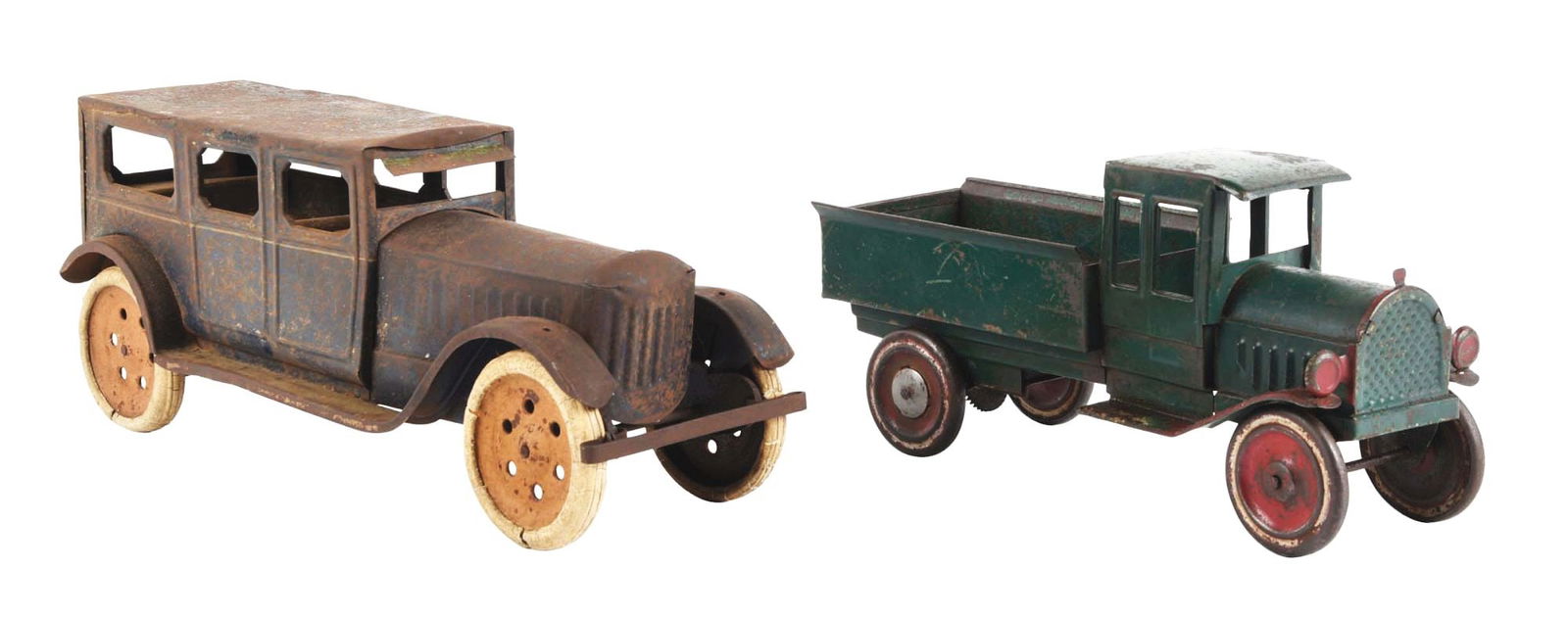 LOT OF 2: PRESSED STEEL TRUCKS (1 of 3)
