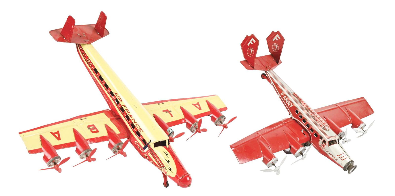 LOT OF 2: TIN AIR FRANCE PLANES (1 of 2)