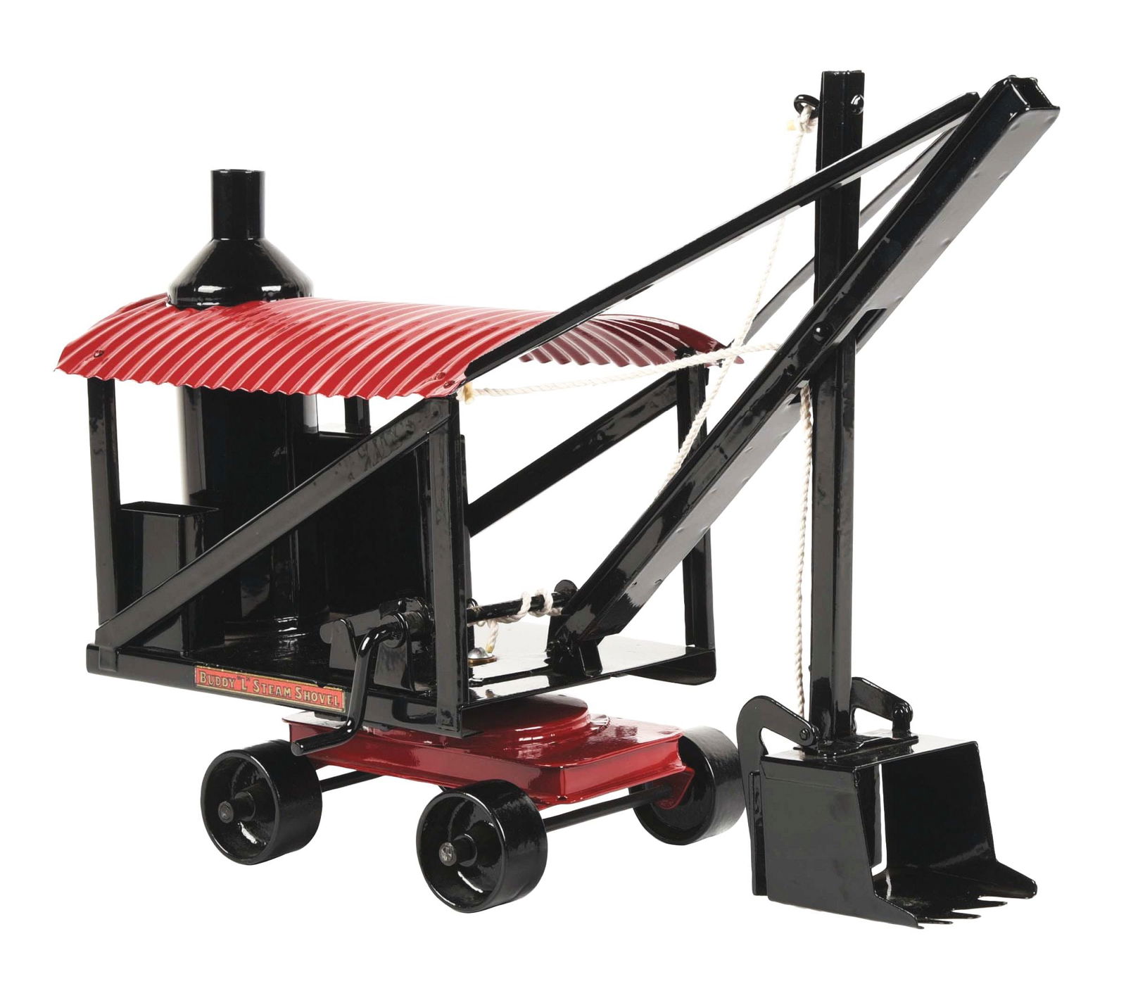 BUDDY "L" PRESSED STEEL 1920S STEAM SHOVEL (1 of 3)