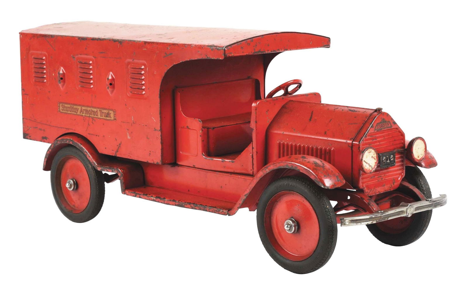 PRESSED STEEL STURDITOY ARMORED TRUCK (1 of 3)