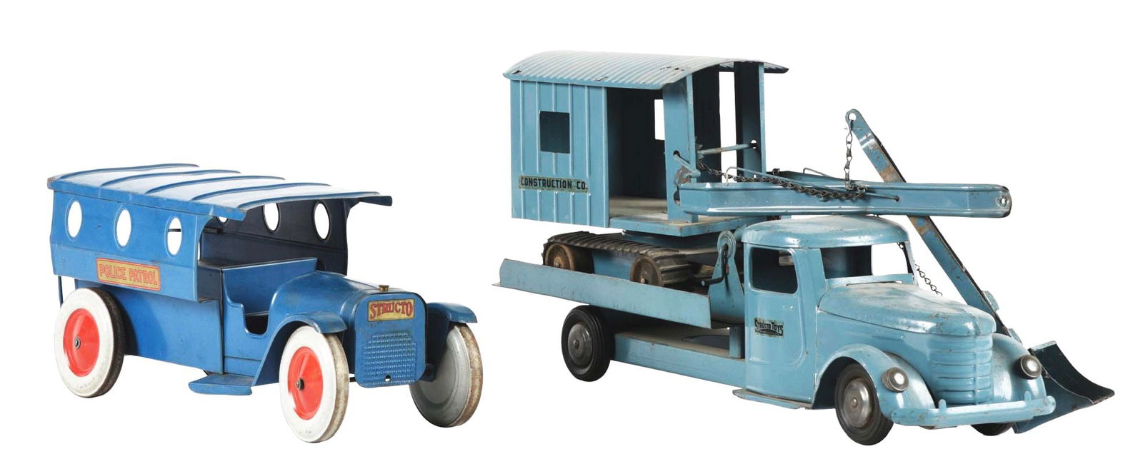 LOT OF 2: PRESSED STEEL STRUCTO VEHICLES (1 of 3)