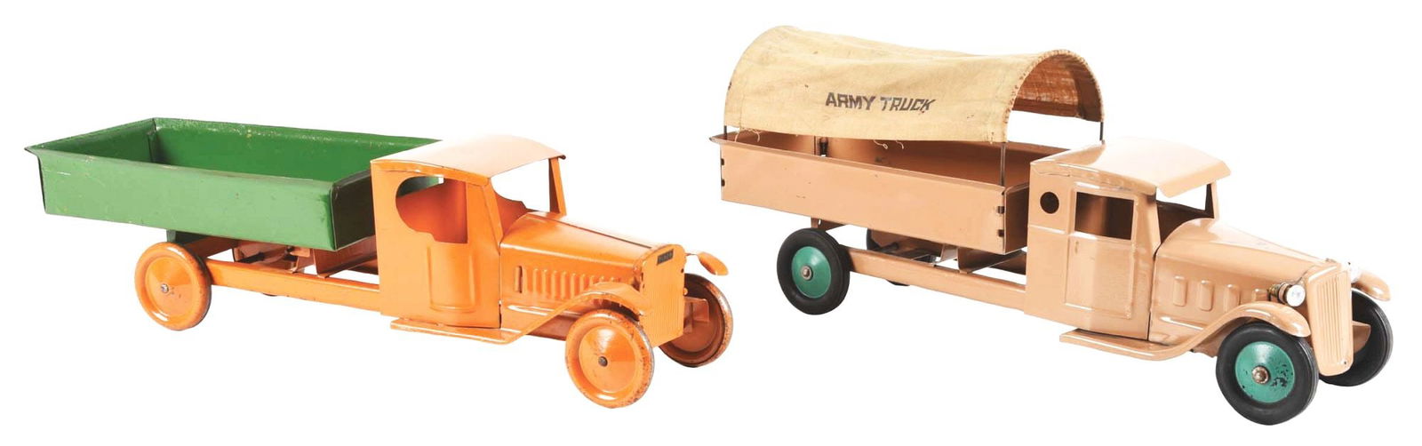 LOT OF 2: PRESSED STEEL STEELCRAFT TRUCKS (1 of 3)