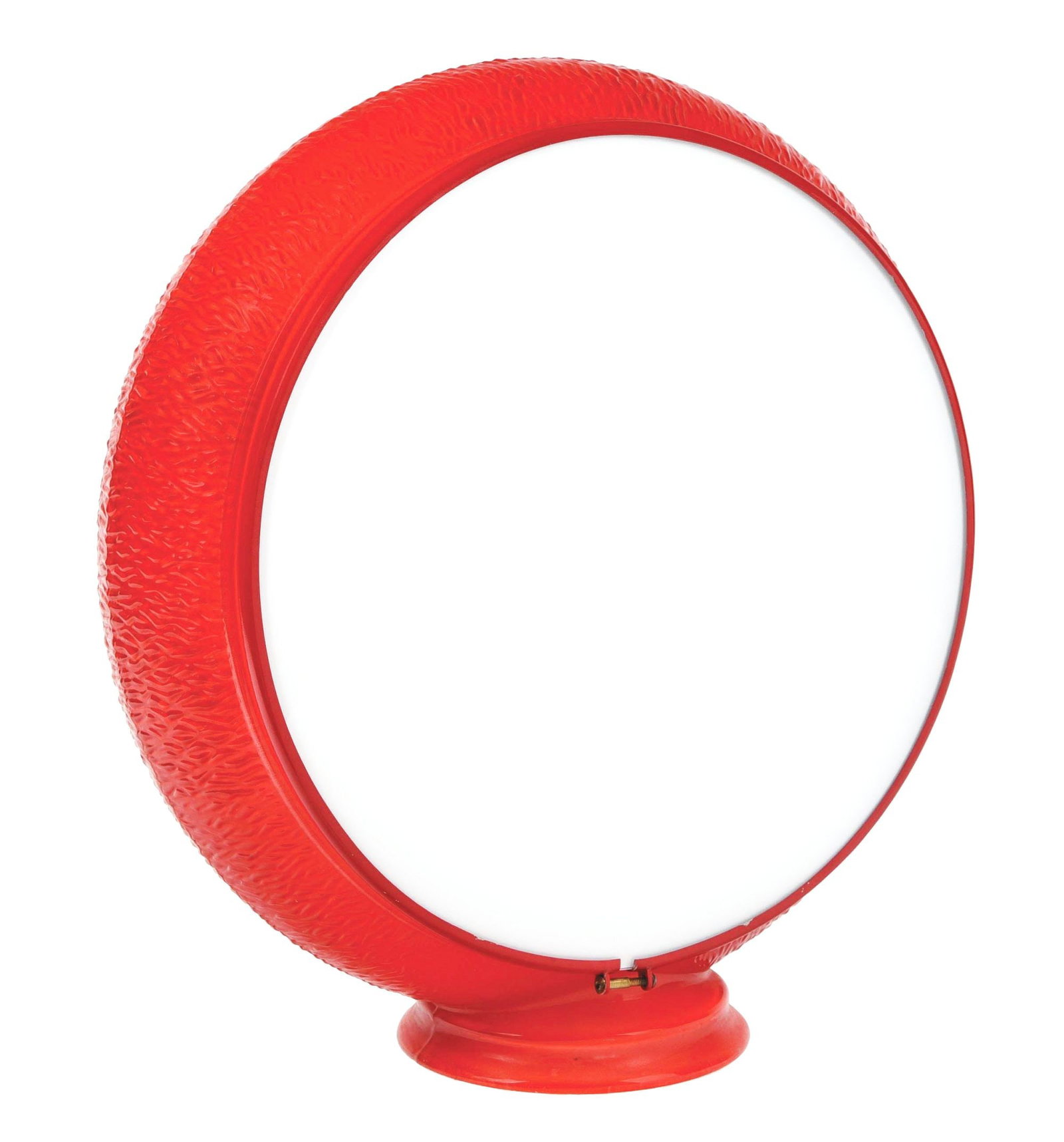 ORIGINAL GILLCO RIPPLE GLASS 13.25" GLOBE BODY.: AGS CERTIFIED #11111. Original C. 1930's Ripple Gill Glass Globe Body produced by Gillco, Philadelphia, Pennsylvania. CONDITION: Body is in excellent condition overall and has been professionally repa