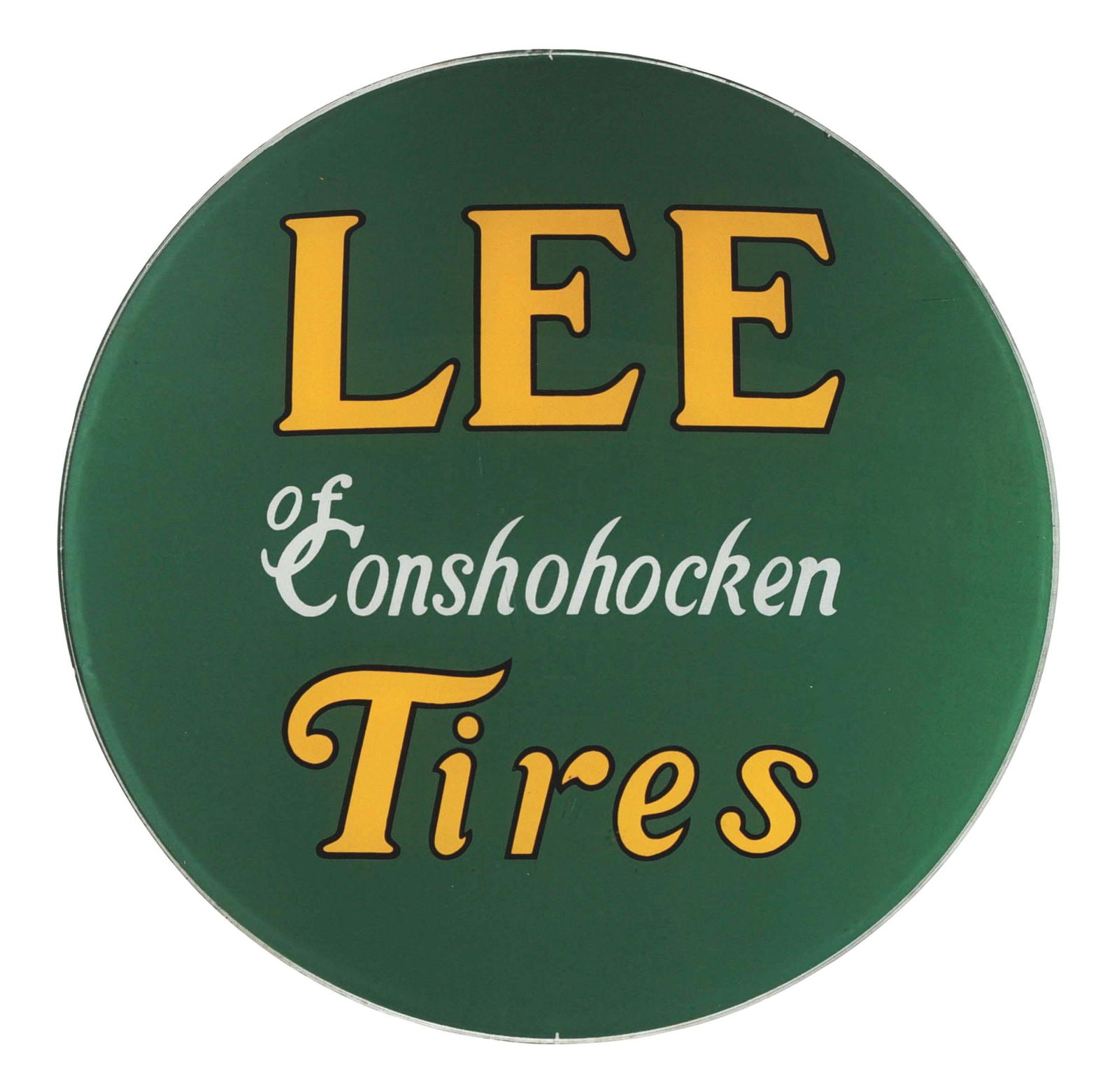 Lee Tires Of Conshohocken Single 13.25" Globe Lens. Auction