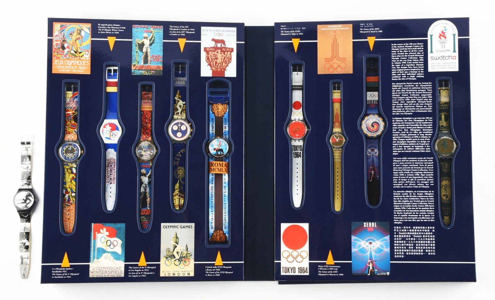 LOT OF 10: OLYMPIC SPECIALS SWATCHES (1 of 2)