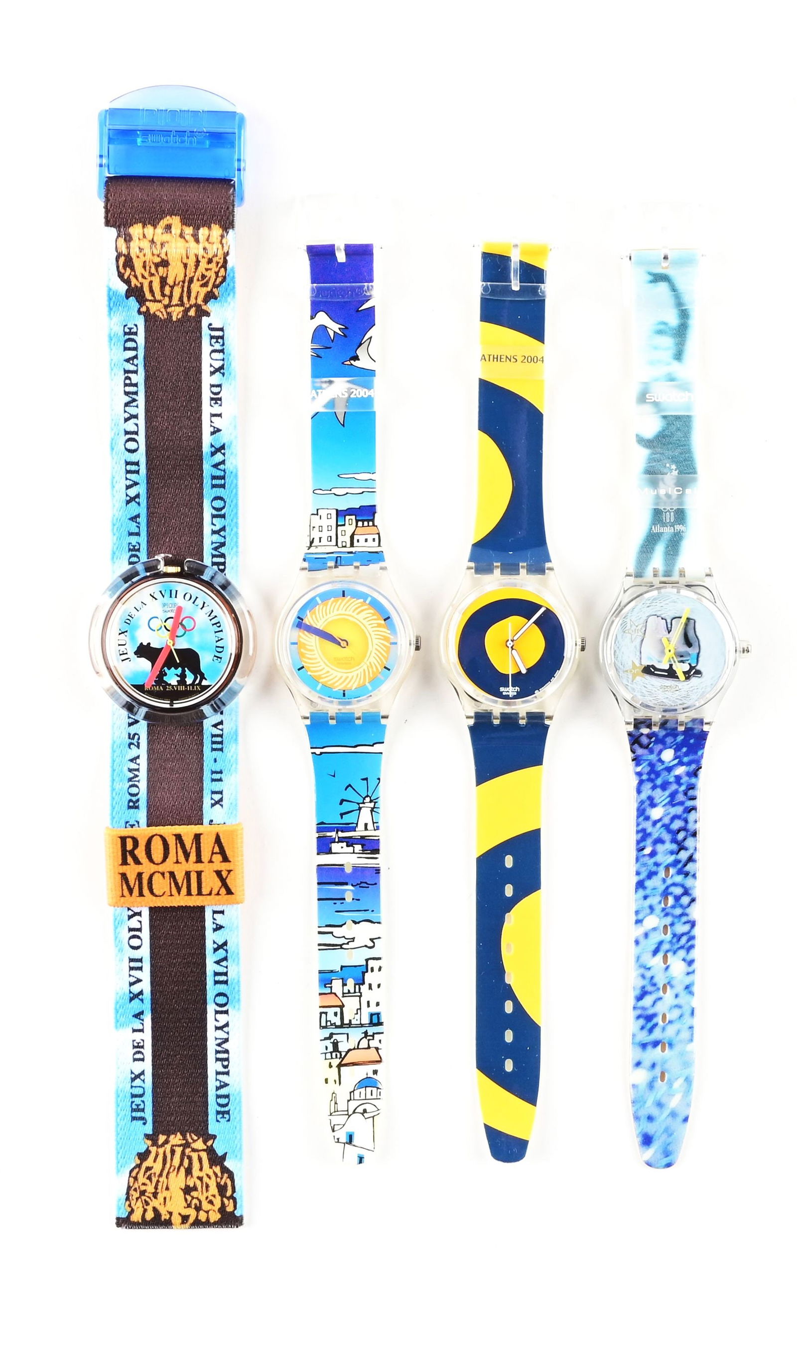 LOT OF 4: OLYMPIC SPECIALS SWATCHES (1 of 2)