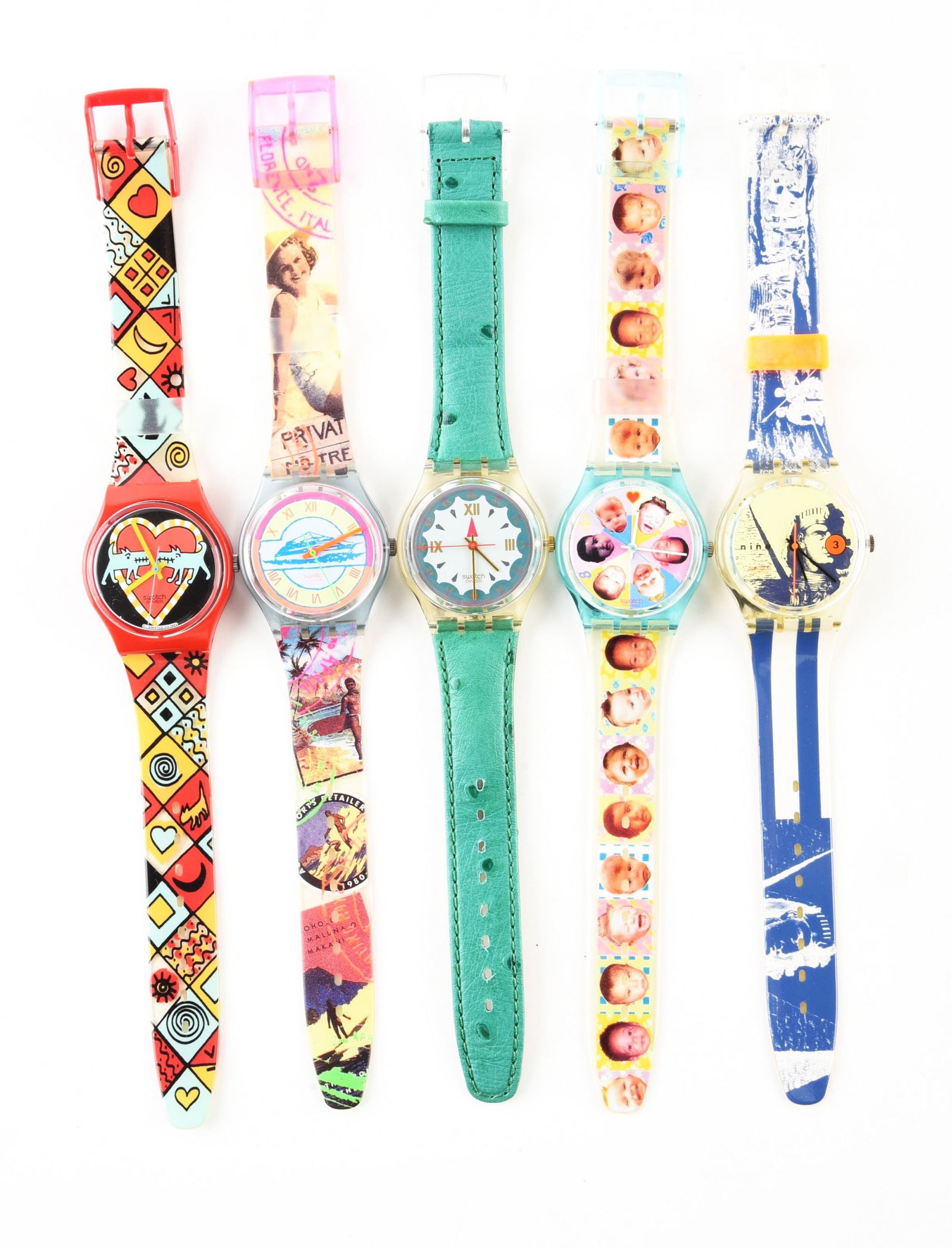 LOT OF 5: STANDARD GENTS SWATCHES (1 of 3)