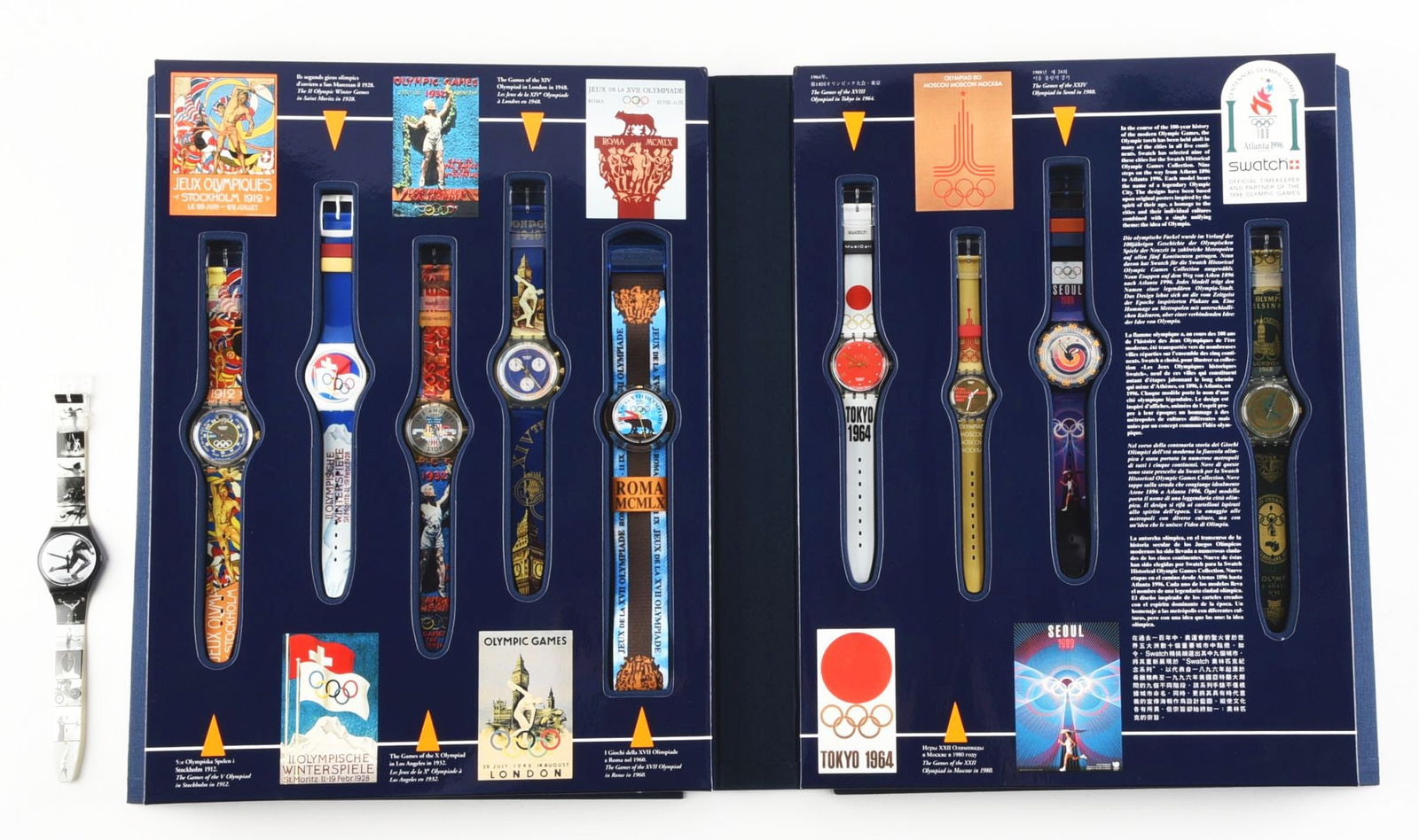 LOT OF 10: OLYMPIC SPECIALS SWATCHES (1 of 2)