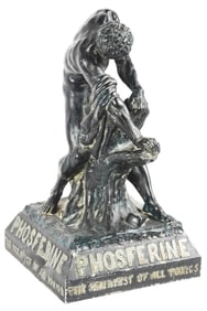 PHOSFERINE "THE GREATEST OF ALL TONICS" STATUE DISPLAY