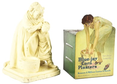 COLLECTION OF 2: EARLY COUNTRY STORE DISPLAYS.