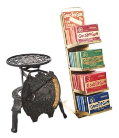 A PAIR OF COUNTRY STORE ADVERTISING PIECES