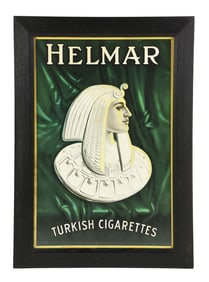 HELMAR TURKISH CIGARETTES ADVERTISING POSTER