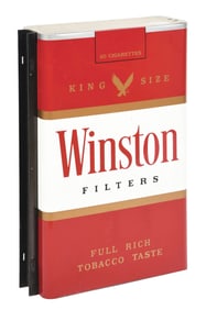 3D FLANGE ADVERTISING SIGN FOR WINSTON FILTERED CIGARETTES
