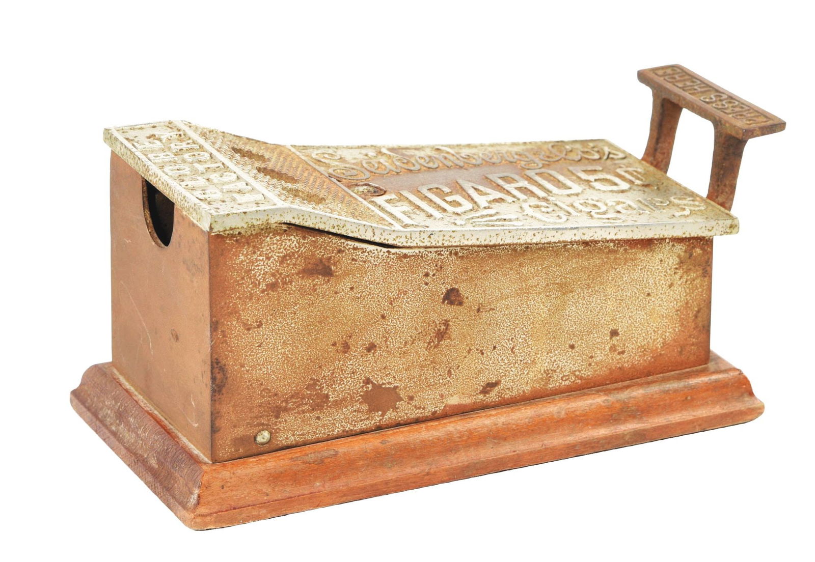 CAST IRON CIGAR CUTTER ADVERTISING SEIDENBERG & CO. CIGARS (1 of 6)