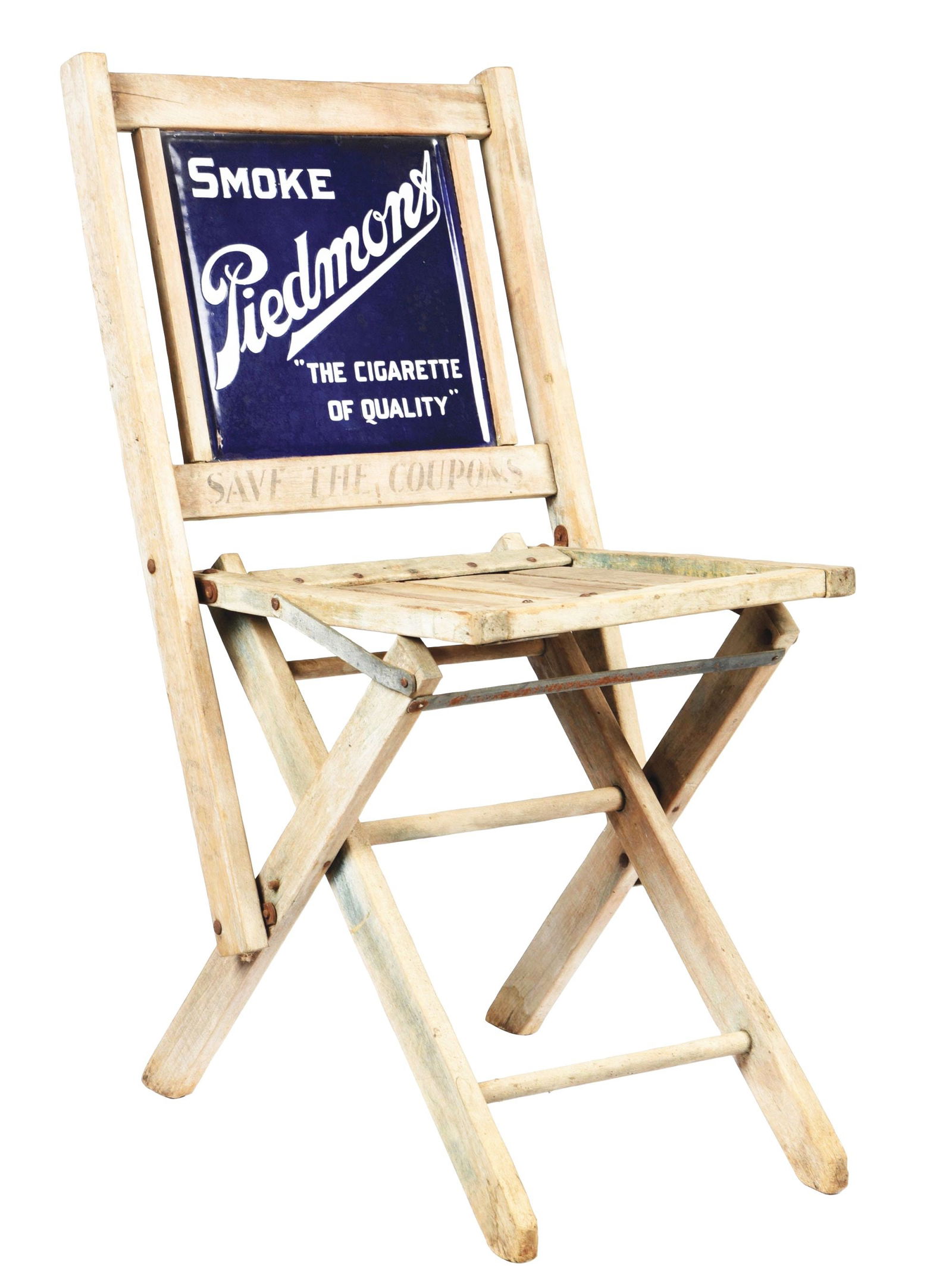 PIEDMONT CIGARETTE FOLDING CHAIR (1 of 4)