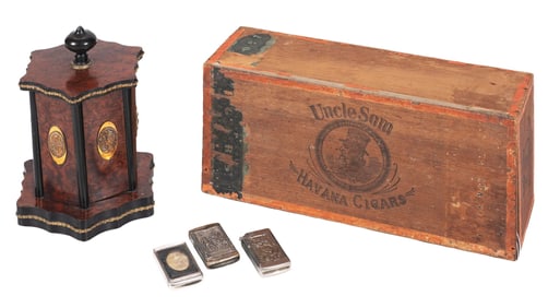 COLLECTION OF 5: CIGAR-RELATED ITEMS