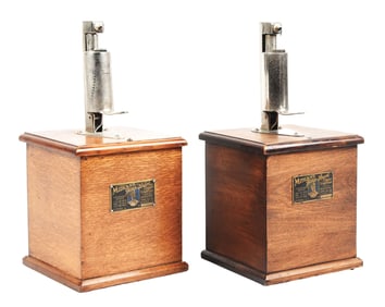 PAIR OF MIDLAND CIGAR LIGHTERS