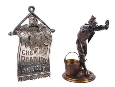 A PAIR OF SMOKING-RELATED ITEMS