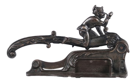 ANTIQUE BRONZE TOBACCO CUTTER