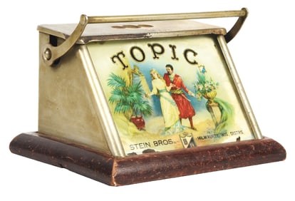 PUSH BAR STYLE CIGAR CUTTER ADVERTISING TOPIC CIGARS