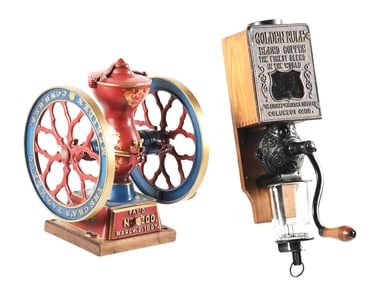 PAIR OF COUNTRY STORE COFFEE GRINDERS