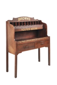 BROWN'S COUNTRY STORE SEED CABINET