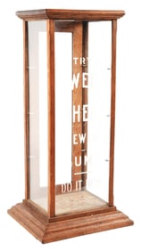 COUNTRY STORE DISPLAY CASE FOR SWEET WHEAT CHEWING GUM