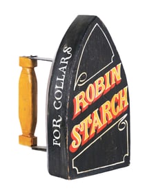 ROBIN STARCH FOR COLLARS IRON COUNTER DISPLAY