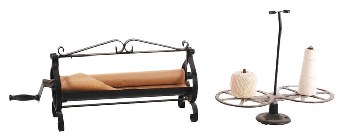 LOT OF 2: OLD COUNRY STORE - STRING HOLDER & PAPER ROLL HOLDER