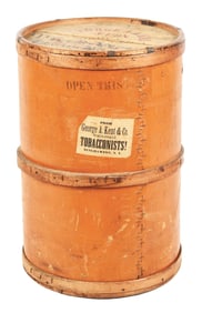 GEORGE A. KENT & CO. WOODEN BARREL
