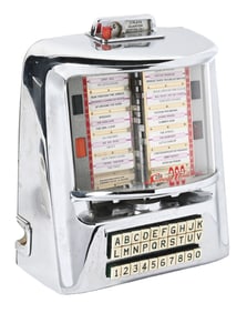 25¢ SEEBURG 200 SELECTION WALL-O-MATIC JUKEBOX SELECTOR