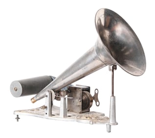 LION BASE "PUCK" PHONOGRAPH