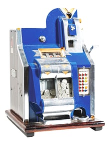 5¢ MILLS QT "CHEVRON" SLOT MACHINE