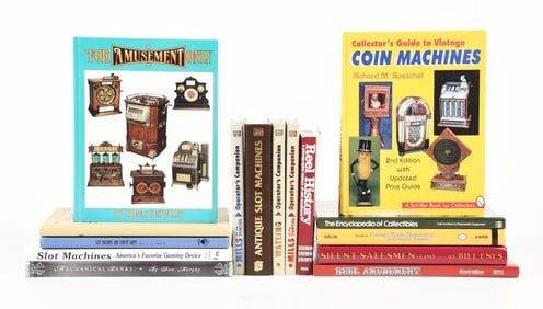 LARGE LOT OF COIN-OP REFERENCE BOOKS