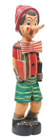 OLD PINOCCHIO WOOD FIGURE
