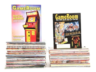 LARGE LOT OF GAME ROOM MAGAZINES