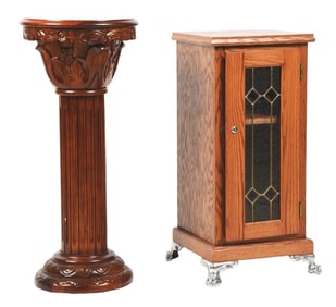 PAIR OF SLOT MACHINE STANDS