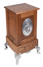 WOODEN SLOT MACHINE STAND