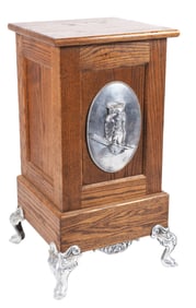 WOODEN SLOT MACHINE STAND