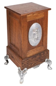 WOODEN SLOT MACHINE STAND