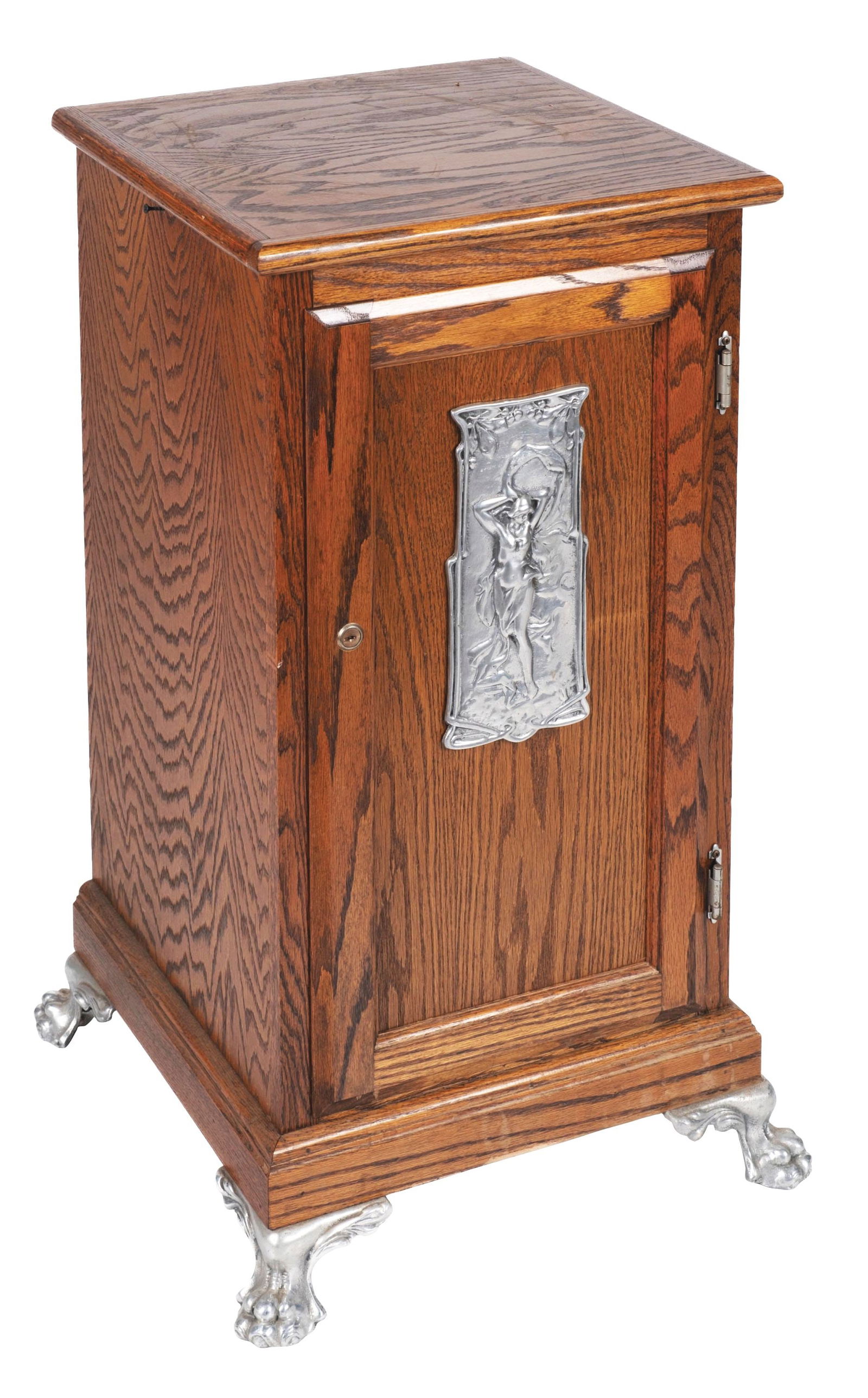 Wooden Slot Machine Stand W/ Door Auction