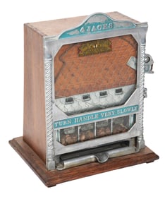 1¢ FIELDS MFG. 4 JACKS COUNTER POCKET TRADE STIMULATOR