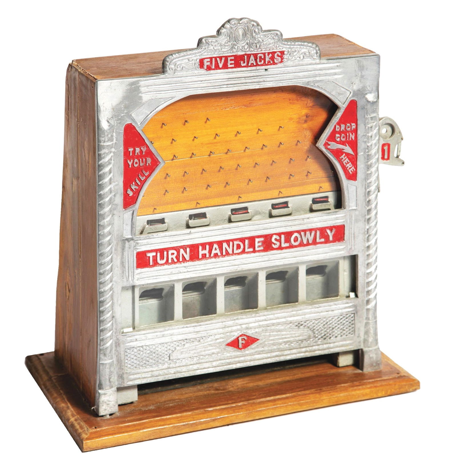 1¢ FIELDS MFG. CO. 5 JACKS TRADE STIMULATOR (1 of 5)