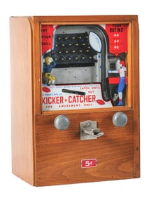 5¢ KICKER & CATCHER ARCADE MACHINE