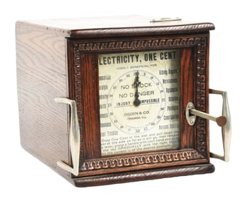 1¢ ELECTRIC SHOCK MACHINE BY THE OGDEN & CO.