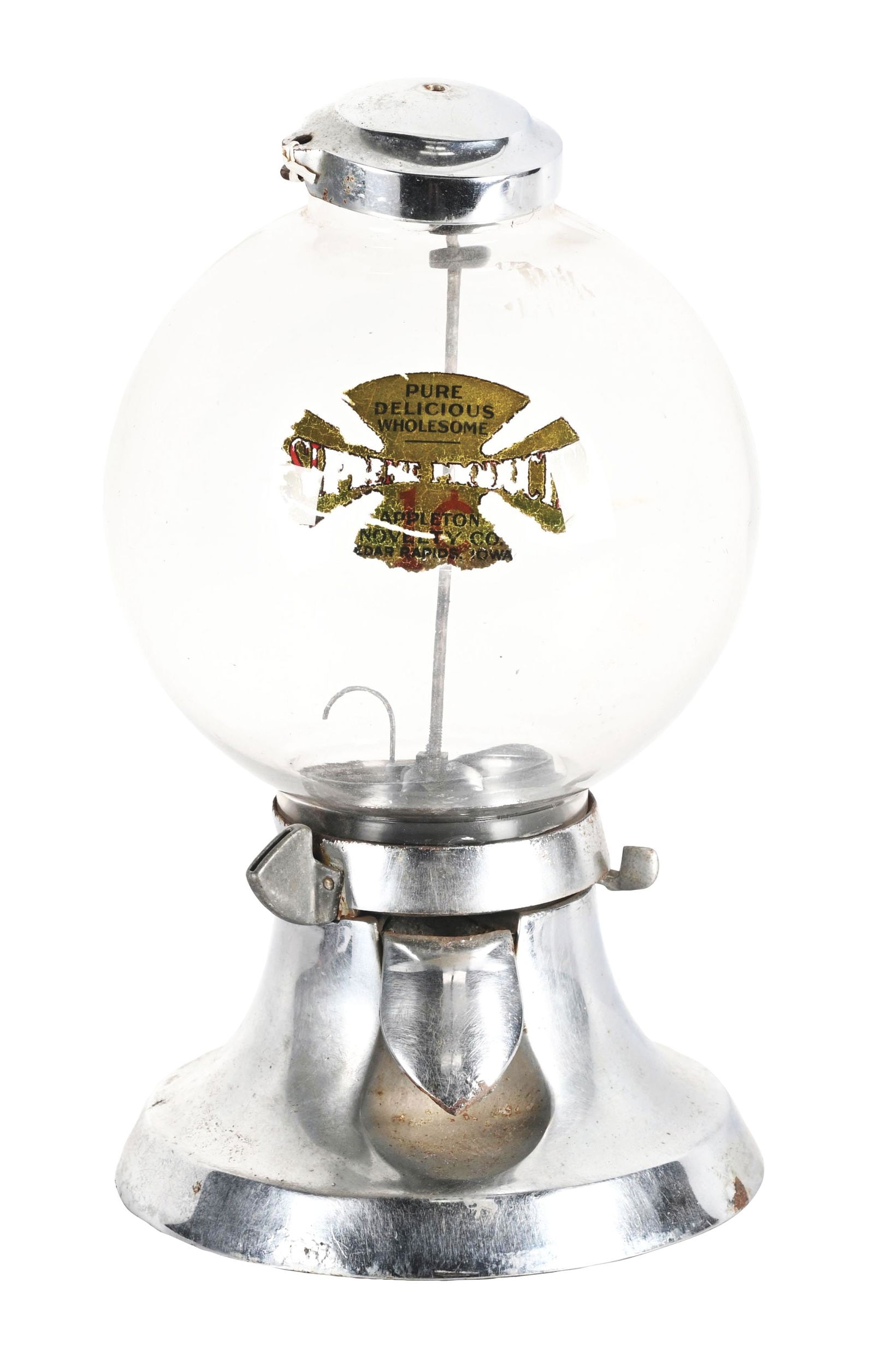 1¢ SUPREME CONFECTIONS VENDING MACHINE. (1 of 4)