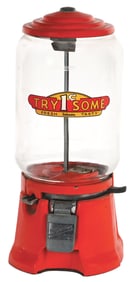 1¢ NORTHWESTERN MODEL 39 CANDY/GUM COIN OP VENDING MACHINE