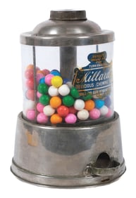 1¢ MILLARD'S GUM BALL VENDING MACHINE