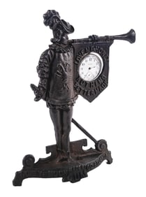 CAST BRONZE WATCH HOLDER ADVERTISING HONEYMOON GUM